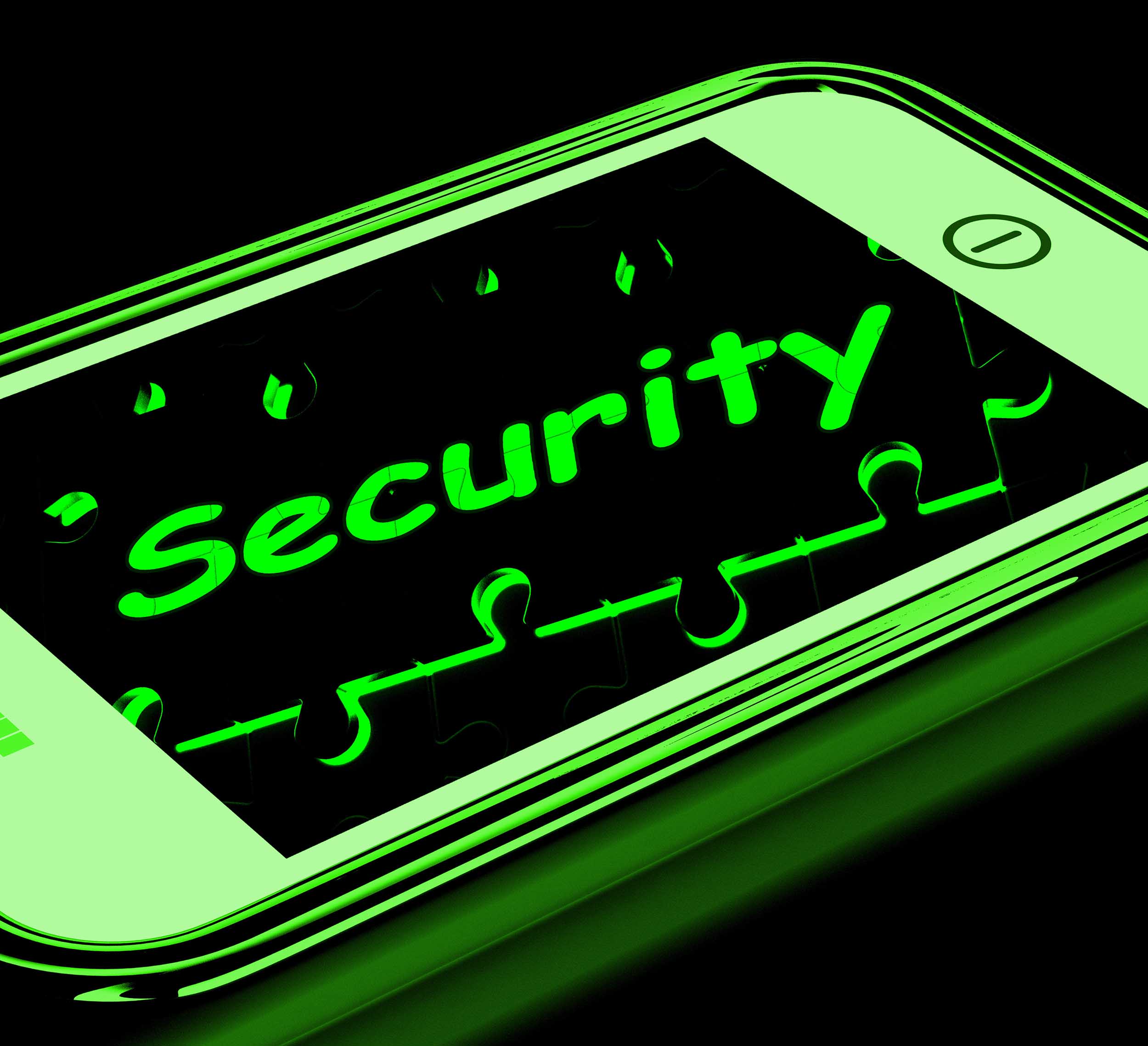 Security On Smartphone Shows Secure Password And Privacy